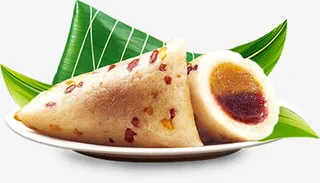 创意合成效果红豆粽子免抠