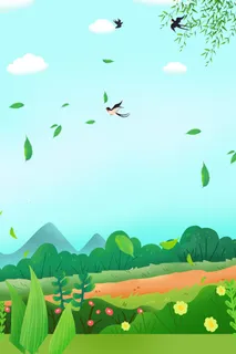 春天燕子柳条背景图高清 春天燕子柳条背景图高清