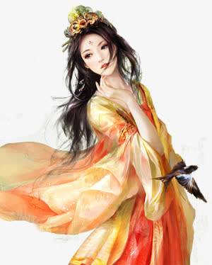 古代美女免抠