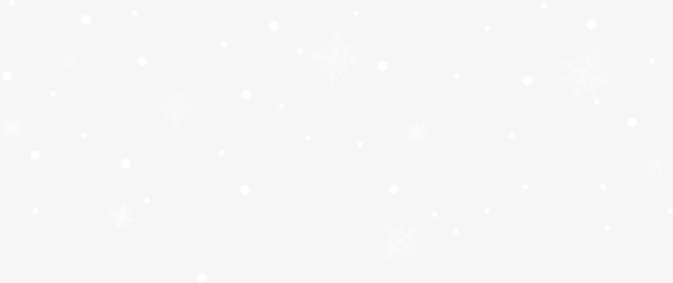 漂浮清新雪花免抠