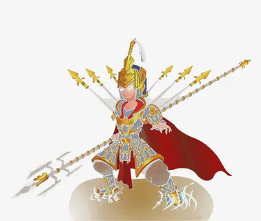 动漫人物项羽免抠