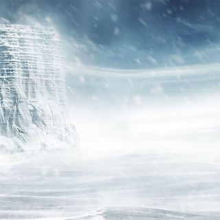 冰雪风景背景图高清