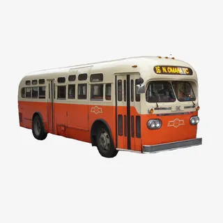巴士车侧面免抠
