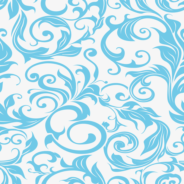 蓝色古风暗纹免扣素材免抠