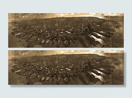 夕阳都市海报背景高清