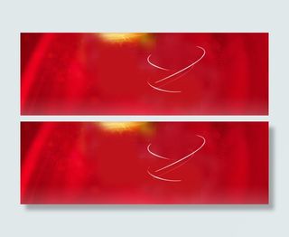 国庆节banner创意设计