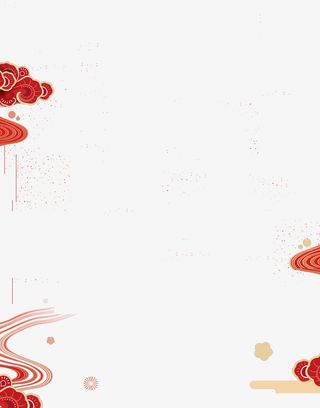 中国风祥云浅色背景