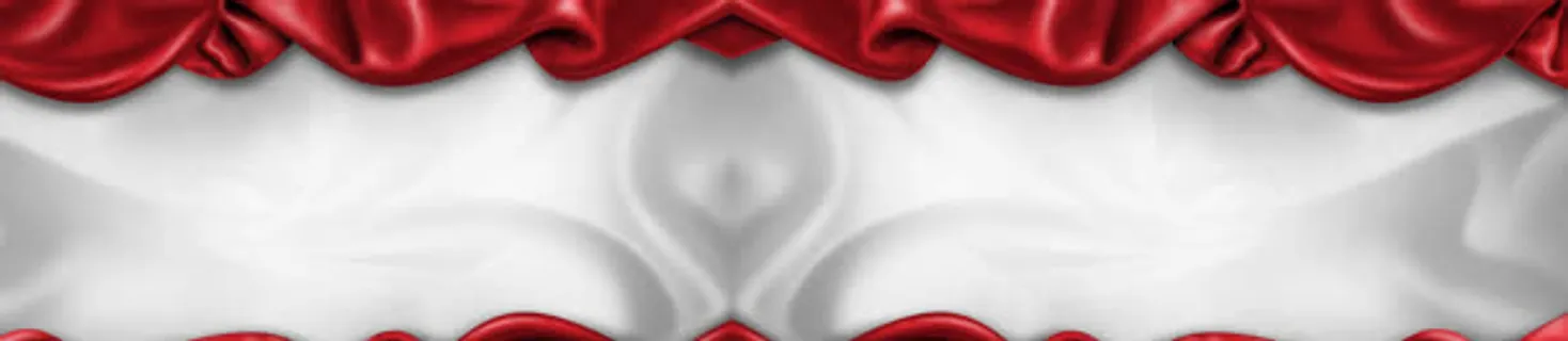 中国风红色丝绸舞台背景banner 中国风红色丝绸舞台背景banner