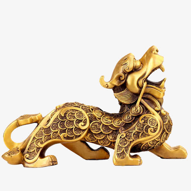 开光铜貔貅摆件免抠