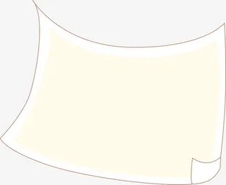 纸条纸张标签免抠