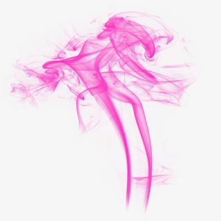 放射线光雾红色云烟免抠