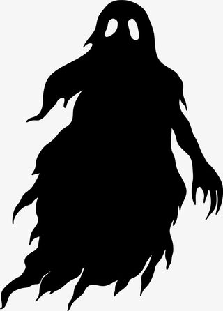黑色恐怖鬼魂免抠