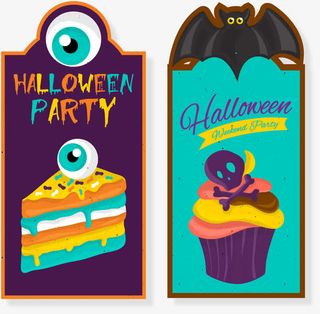 万圣节标签免抠