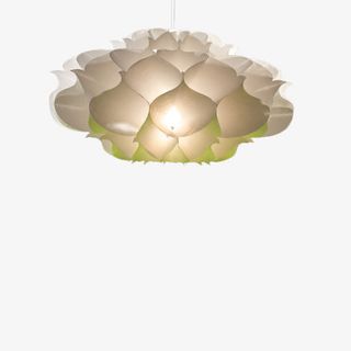 花瓣创意莲花灯吊灯发光灯生活家免抠