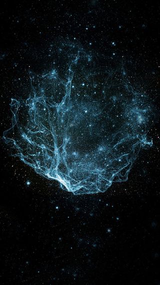 蓝色科幻纹理手机端H5背景高清