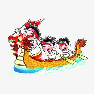 划龙舟免抠