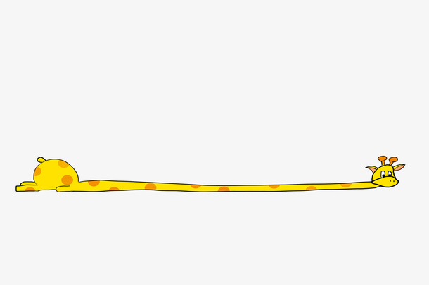 长颈鹿分割线免抠