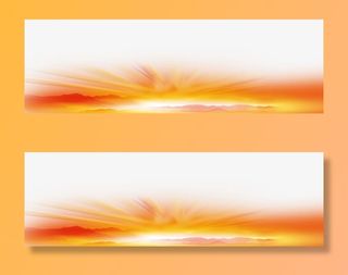 日出绽放的光芒免抠装饰效果特效元素