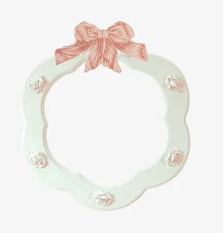 复古蝴蝶结边框素材免抠