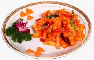 一盘辣炒年糕免抠