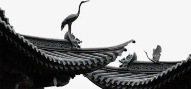 复古屋檐建筑免抠