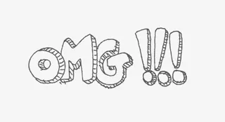 OMG字体免抠素材免抠