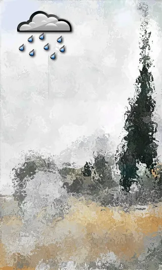 水彩天气h5背景高清