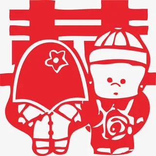 盖盖头的新娘免抠 盖盖头的新娘免抠