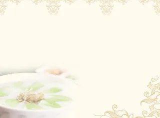 粥铺复古花纹背景素材高清