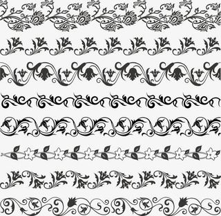 欧式花纹免抠