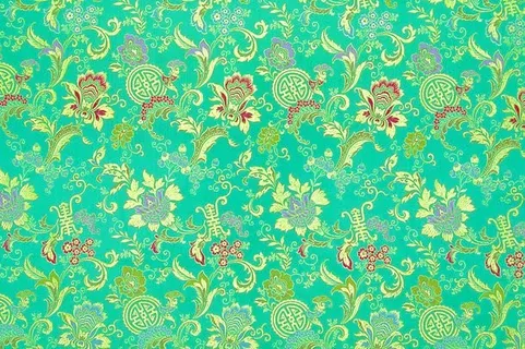 手工花纹面料背景