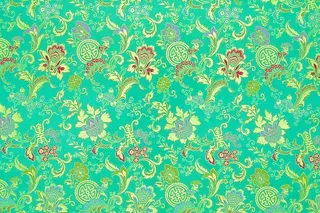 手工花纹面料背景