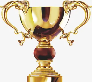 金色奖杯免抠