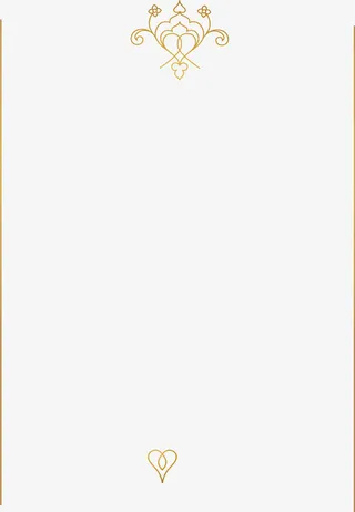 欧式金色边框免抠