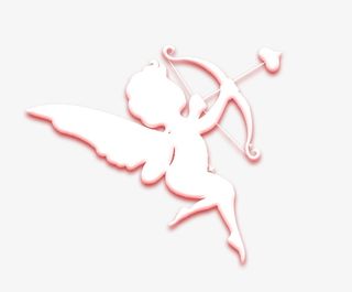 卡通爱神丘比特射箭造型漂浮情人免抠