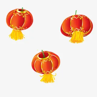 手绘灯笼免抠