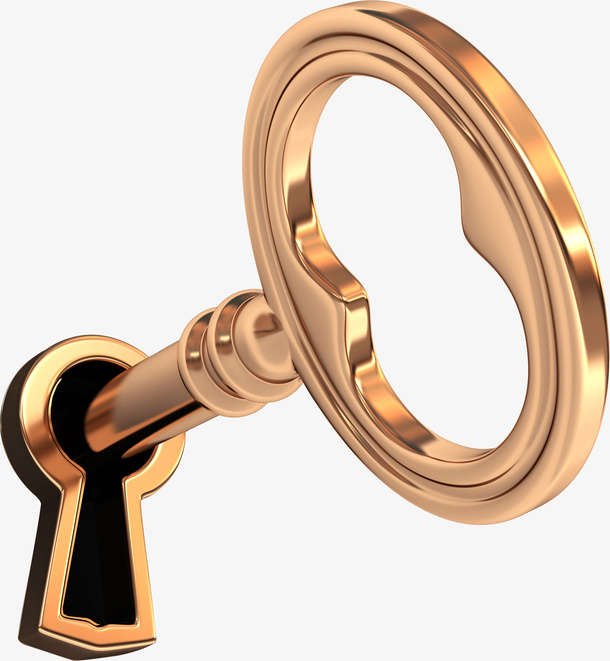 金钥匙 财富之匙免抠