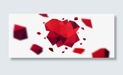 红色的碎片免抠