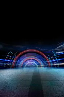 黑色大气创意汽车博览会海报高清