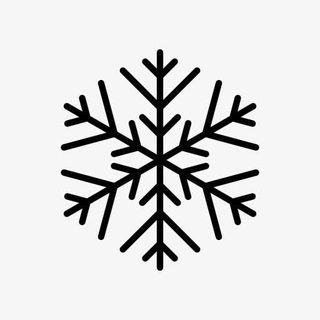 六角雪花符号图标免抠