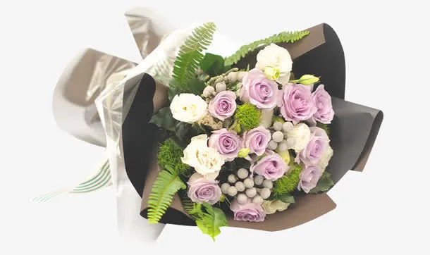 精美鲜花花束素材免抠