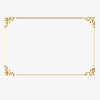 民族简约时尚藏式边框免抠