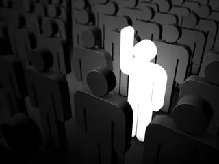 发光的3D小人免抠