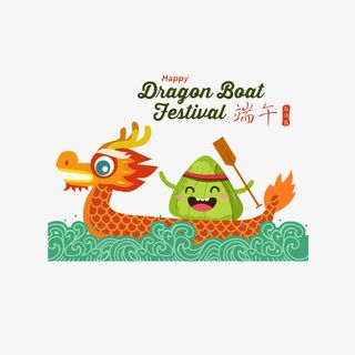 创意卡通粽子节PNG免抠