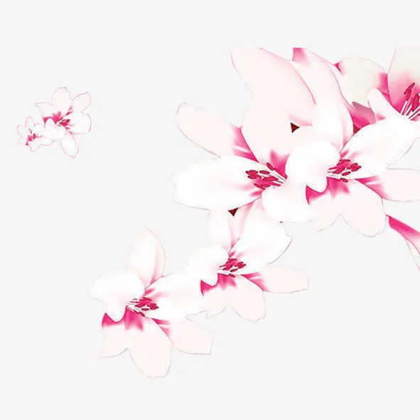 粉色花瓣免抠