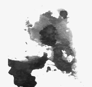 水墨痕迹泼墨免抠