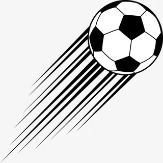 卡通飞舞的动感足球图免抠 卡通飞舞的动感足球图免抠