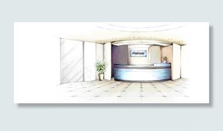 手绘效果图banner背景高清