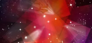 邀请函橙色梦幻淘宝几何banner背景高清