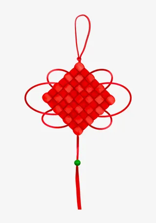 手绘中国结 中国风 中国结免抠